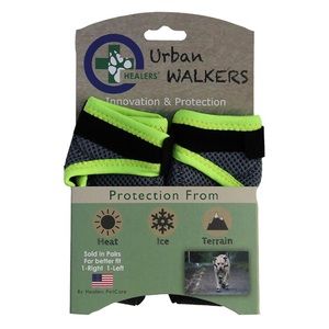 HEALERS Urban Walkers Dog Boots small set of 4 NWT